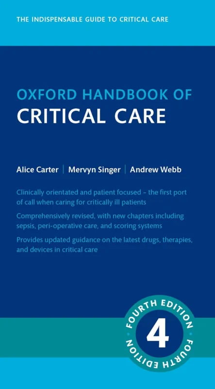 Coperta cărții "Oxford Handbook of Critical Care 4 Edition" de autor necunoscut