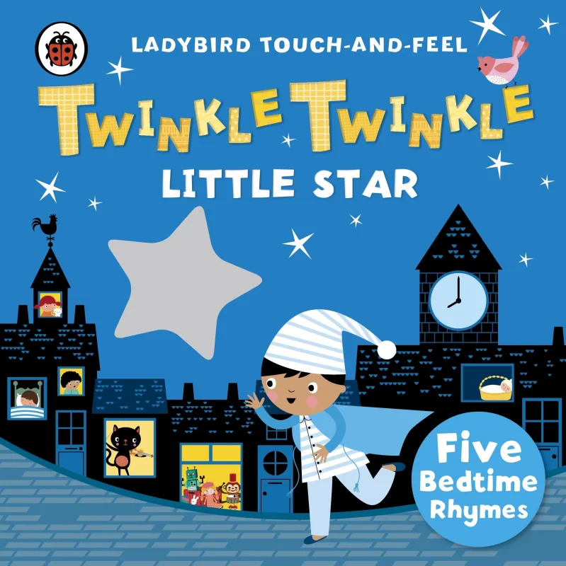 Coperta cărții "Twinkle, Twinkle, Little Star: Ladybird Touch and Feel Rhymes" de autor necunoscut