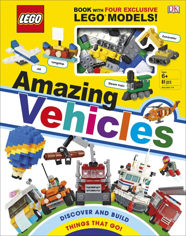 Coperta cărții "LEGO Amazing Vehicles" de autor necunoscut