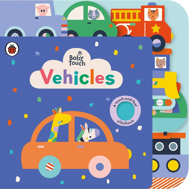 Coperta cărții "Baby Touch: Vehicles Tab Book" de autor necunoscut