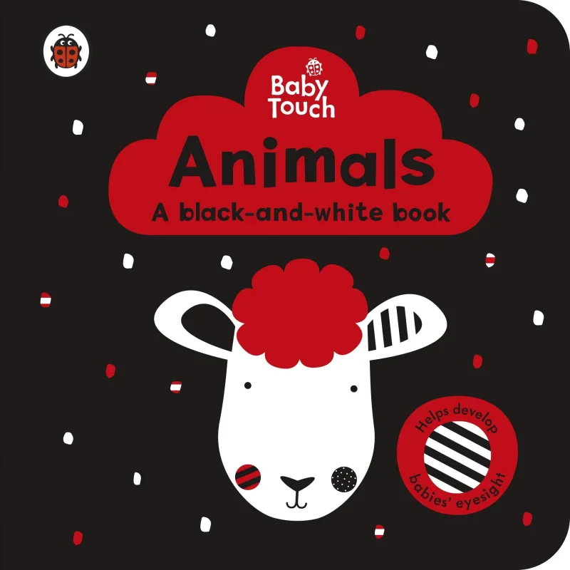 Coperta cărții "Baby Touch: Animals: a black-and-white book" de autor necunoscut