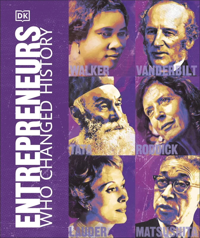 Coperta cărții "Entrepreneurs Who Changed History" de autor necunoscut