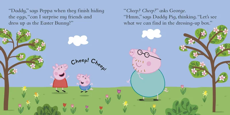 Coperta cărții "Peppa Pig: Peppa the Easter Bunny" de autor necunoscut