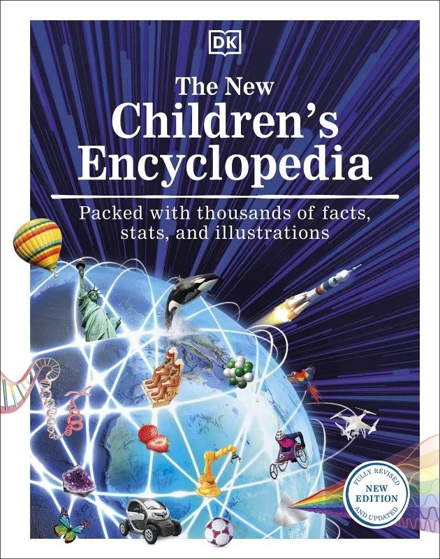 Coperta cărții "The New Children&amp;#146;s Encyclopedia: Packed with Thousands of Facts, Stats, and Illustrations" de autor necunoscut