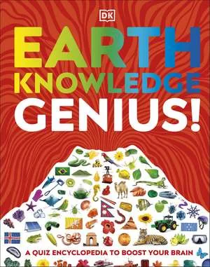 Coperta cărții "Earth Knowledge Genius!: A Quiz Encyclopedia to Boost Your Brain" de autor necunoscut