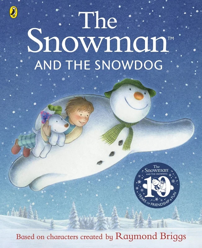 Coperta cărții "The Snowman and the Snowdog" de autor necunoscut
