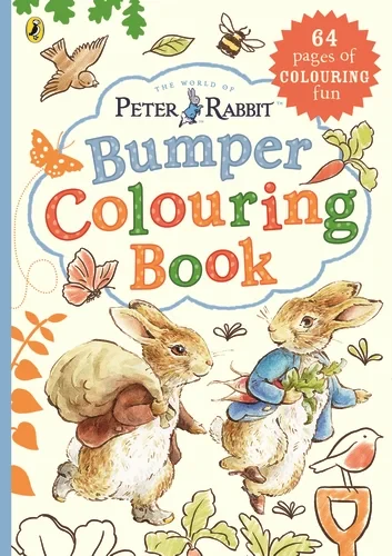 Coperta cărții "Peter Rabbit Bumper Colouring Book" de autor necunoscut