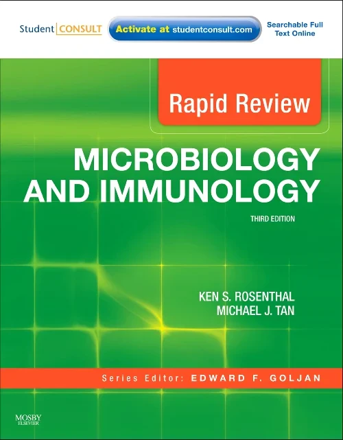 Coperta cărții "Rapid Review Microbiology and Immunology" de autor necunoscut