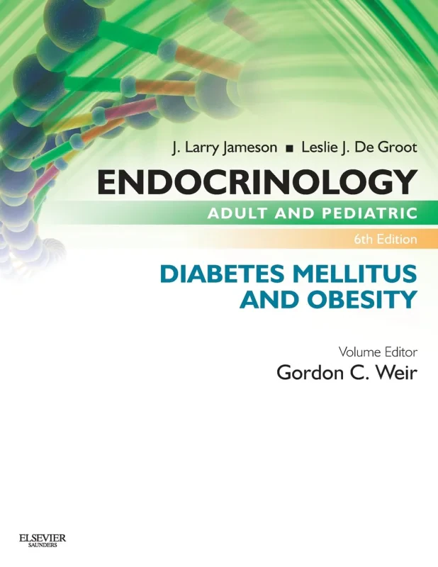 Coperta cărții "Endocrinology Adult and Pediatric: Diabetes Mellitus and Obesity, 6th Edition" de autor necunoscut