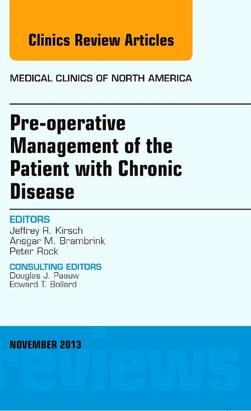 Pre-Operative Management of the Patient with Chron...