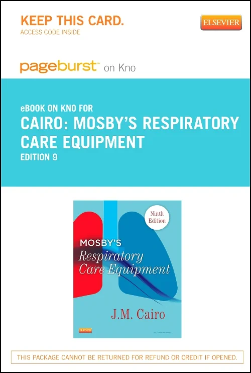 Mosby's Respiratory Care Equipment - Elsevier eBoo...