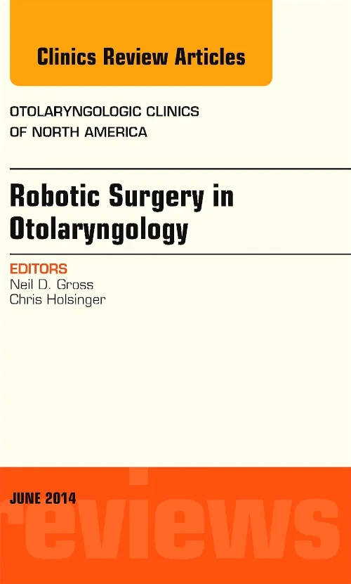Robotic Surgery in Otolaryngology (TORS), An Issue...
