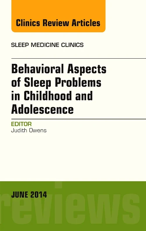 Behavioral Aspects of Sleep Problems in Childhood ...
