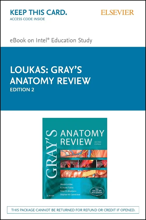 Gray's Anatomy Review Elsevier eBook on Intel Educ...