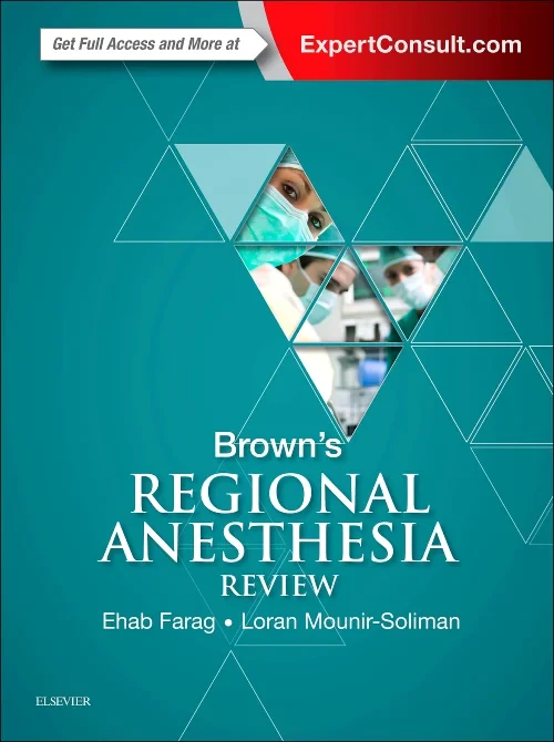 Coperta cărții "Brown&#039;s Regional Anesthesia Review, 1e" de autor necunoscut