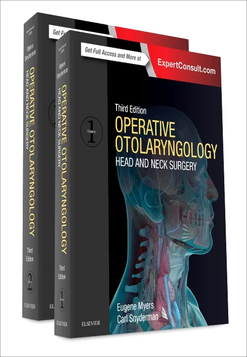 Coperta cărții "Operative Otolaryngology: Head and Neck Surgery, 2-Volume Set, 3e" de autor necunoscut