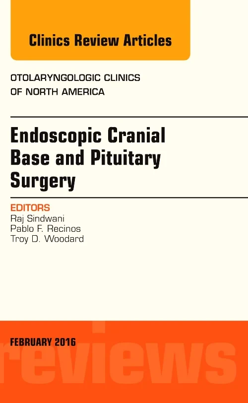 Endoscopic Cranial Base and Pituitary Surgery, An ...