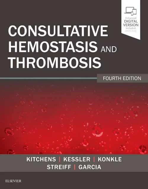Coperta cărții "Consultative Hemostasis and Thrombosis, 4e" de autor necunoscut