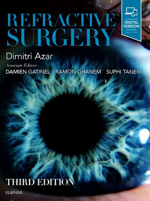 Coperta cărții "Refractive Surgery, 3e" de autor necunoscut