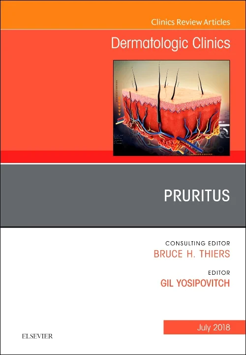 Coperta cărții "Pruritus, An Issue of Dermatologic Clinics, Volume 36-3" de autor necunoscut