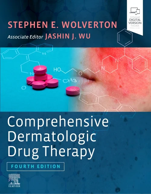 Coperta cărții "Comprehensive Dermatologic Drug Therapy" de autor necunoscut