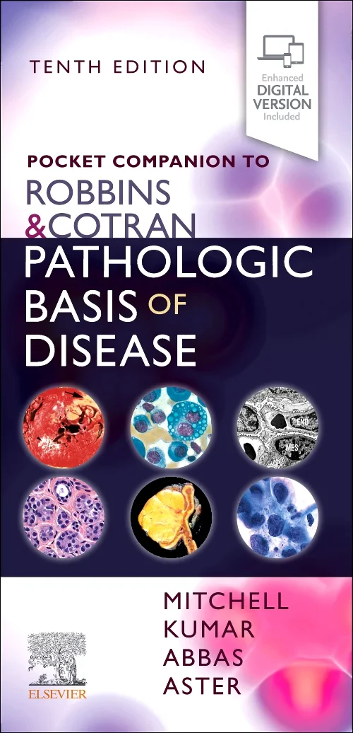 Coperta cărții "Pocket Companion to Robbins &amp; Cotran Pathologic Basis of Disease" de autor necunoscut