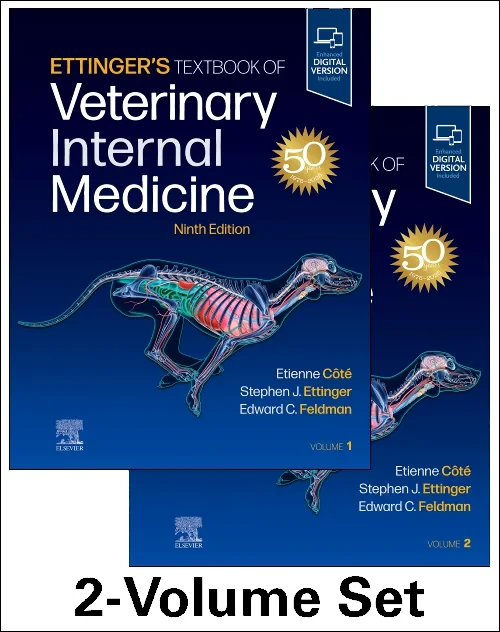 Coperta cărții "Ettinger&amp;#146;s Textbook of Veterinary Internal Medicine" de autor necunoscut