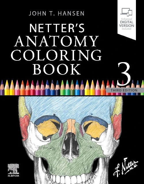 Coperta cărții "Netter&amp;#146;s Anatomy Coloring Book" de autor necunoscut