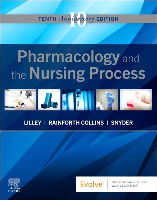 Coperta cărții "Pharmacology and the Nursing Process" de autor necunoscut