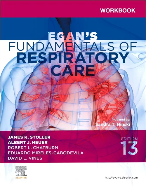 Coperta cărții "Workbook for Egan&#039;s Fundamentals of Respiratory Care" de autor necunoscut