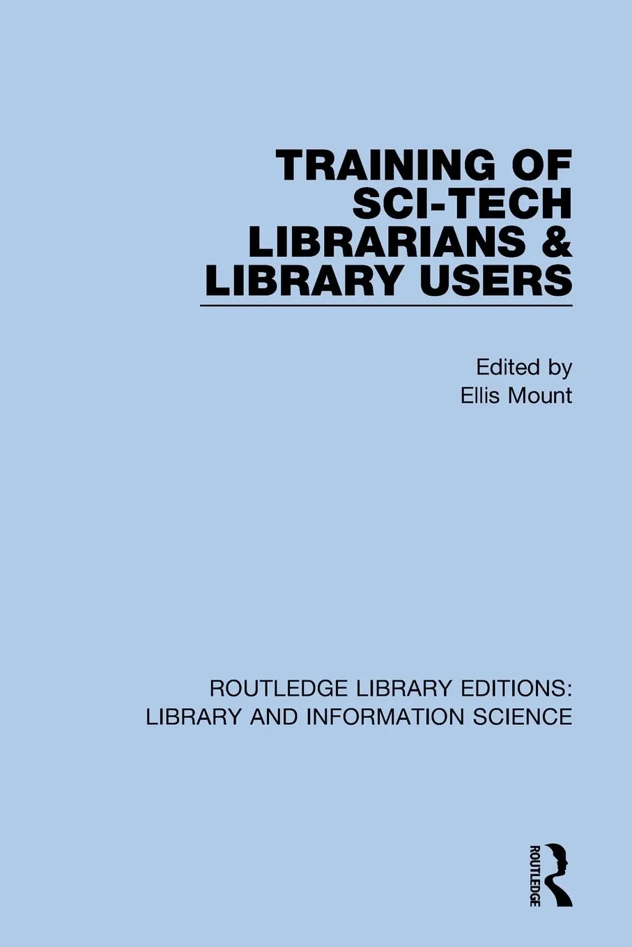 Coperta cărții "Training of Sci-Tech Librarians &amp; Library Users" de autor necunoscut