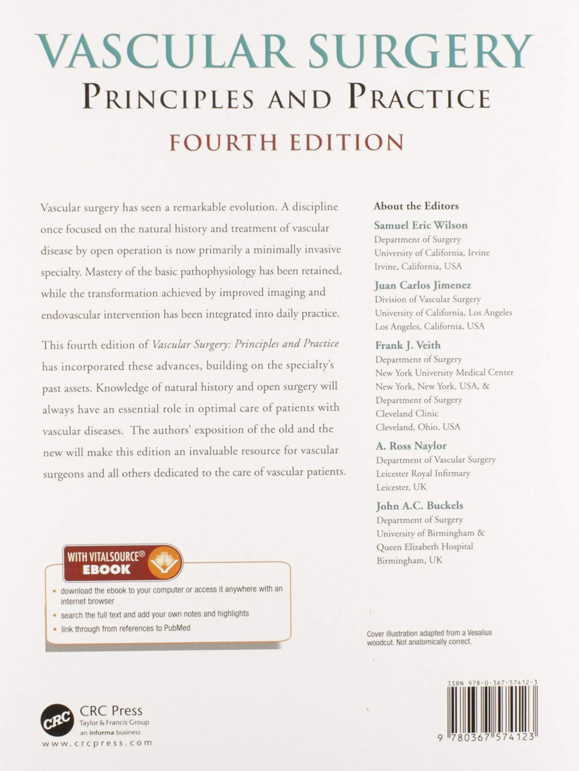 Coperta cărții "Vascular Surgery: Principles and Practice, Fourth Edition" de autor necunoscut