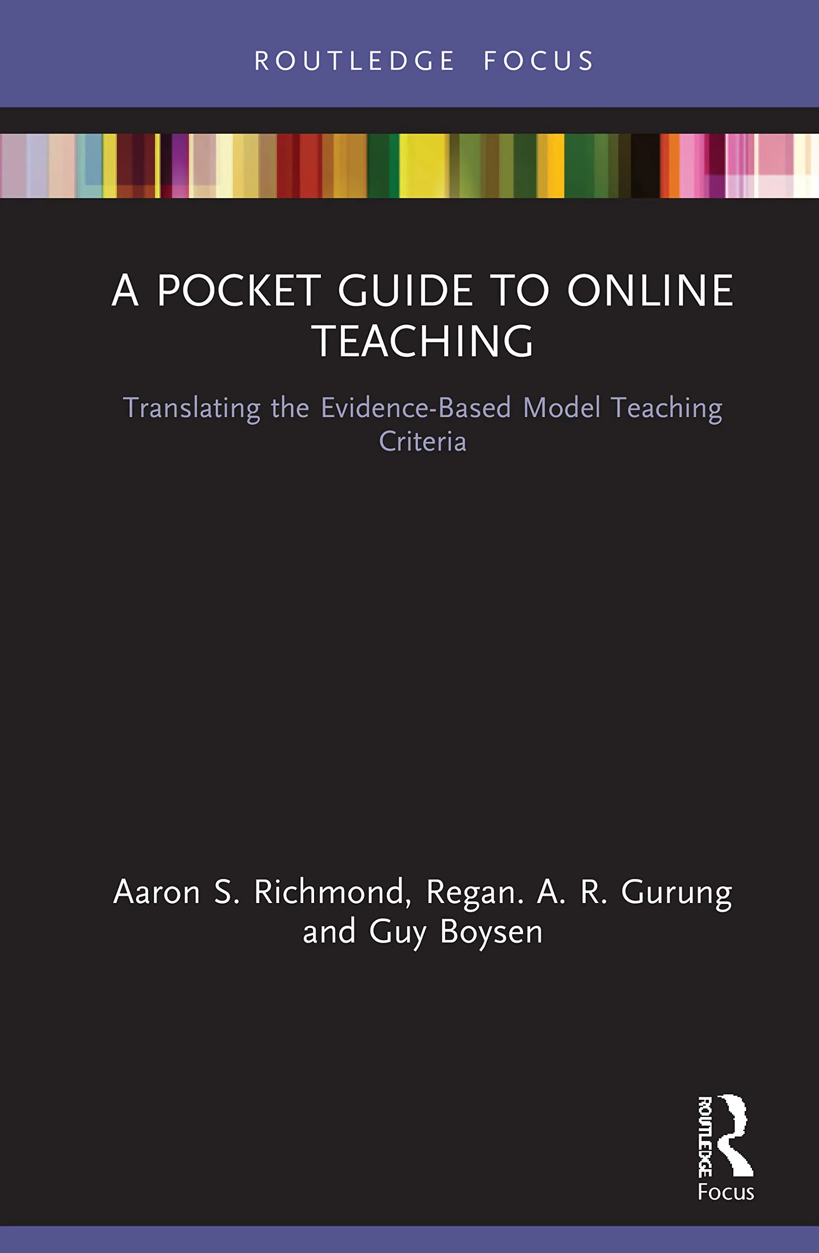 Coperta cărții "A Pocket Guide to Online Teaching: Translating the Evidence-Based Model Teaching Criteria" de autor necunoscut