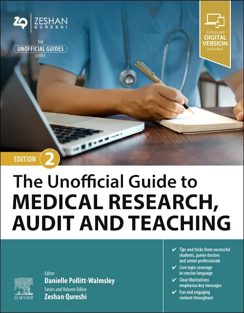 Coperta cărții "The Unofficial Guide to Medical Research, Audit and Teaching" de autor necunoscut