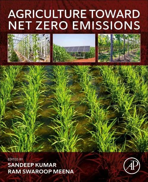 Coperta cărții "Agriculture Toward Net Zero Emissions" de autor necunoscut