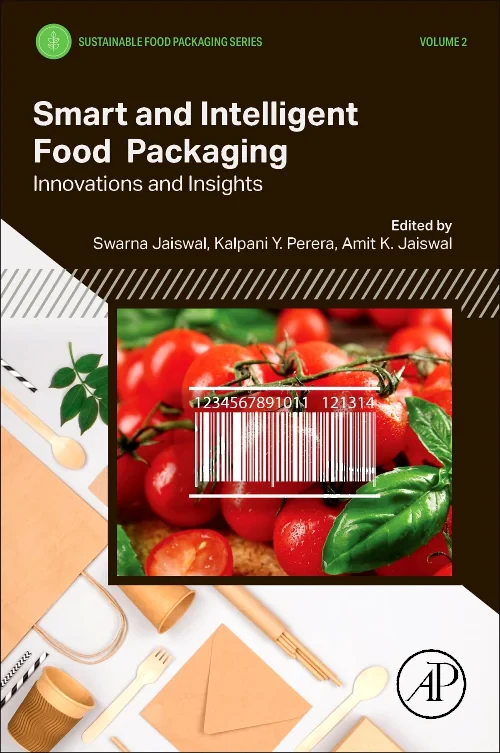 Coperta cărții "Smart and Intelligent Food  Packaging" de autor necunoscut