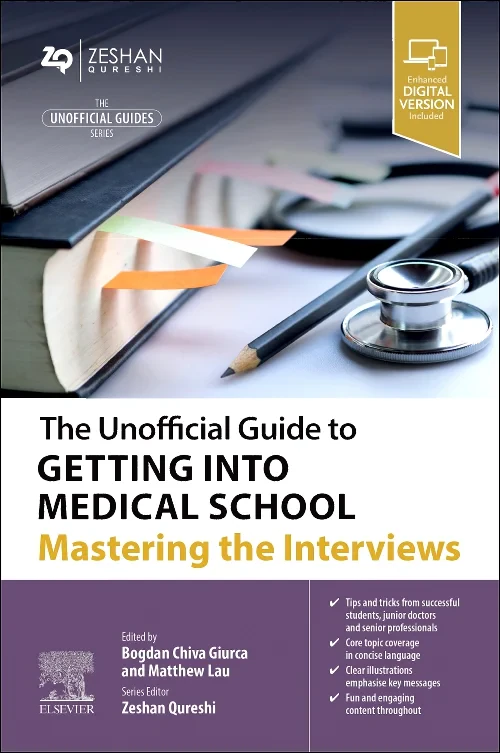 Coperta cărții "The Unofficial Guide to Getting Into Medical School: Mastering the Interviews" de autor necunoscut