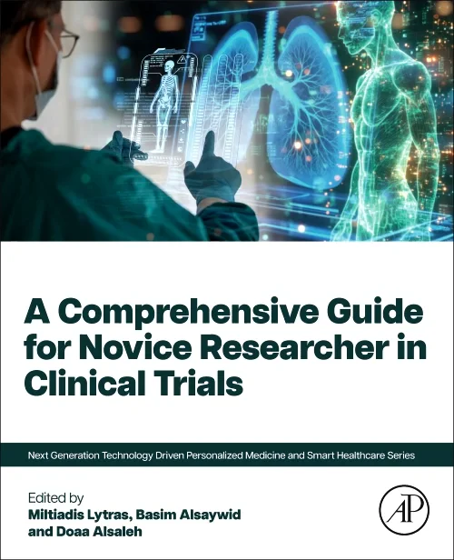 Coperta cărții "A Comprehensive Guide for Novice Researcher in Clinical Trials" de autor necunoscut