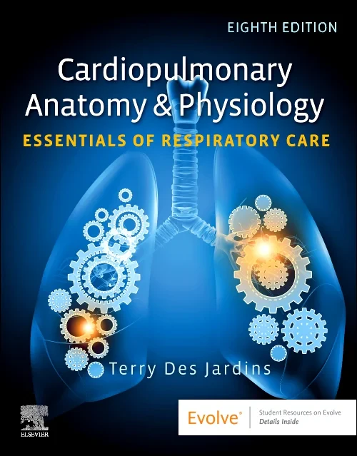 Coperta cărții "Cardiopulmonary Anatomy &amp; Physiology: Essentials of Respiratory Care" de autor necunoscut