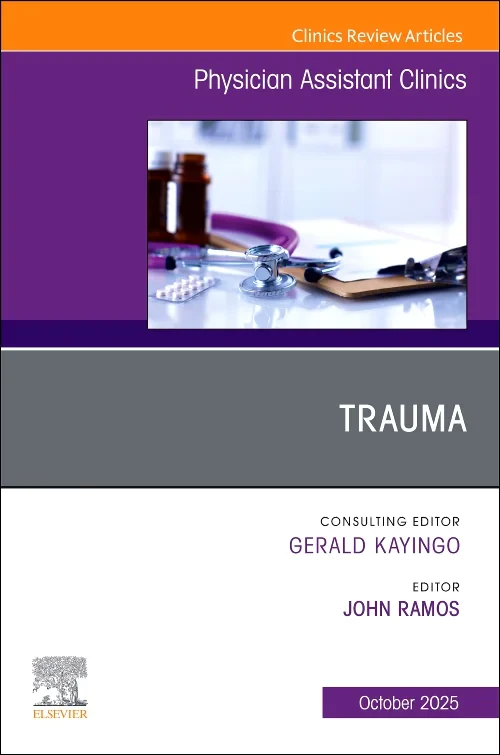 Coperta cărții "Trauma, An issue of Physician Assistant Clinics, 1st Edition" de autor necunoscut