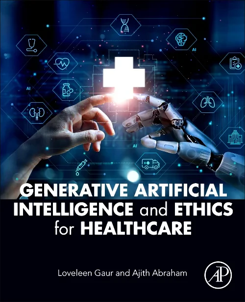 Coperta cărții "Generative Artificial Intelligence and Ethics for Healthcare" de autor necunoscut