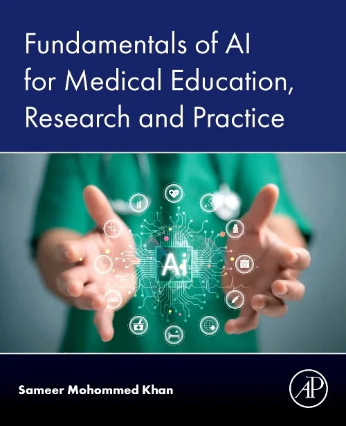 Coperta cărții "Fundamentals of AI for Medical Education, Research and Practice" de autor necunoscut