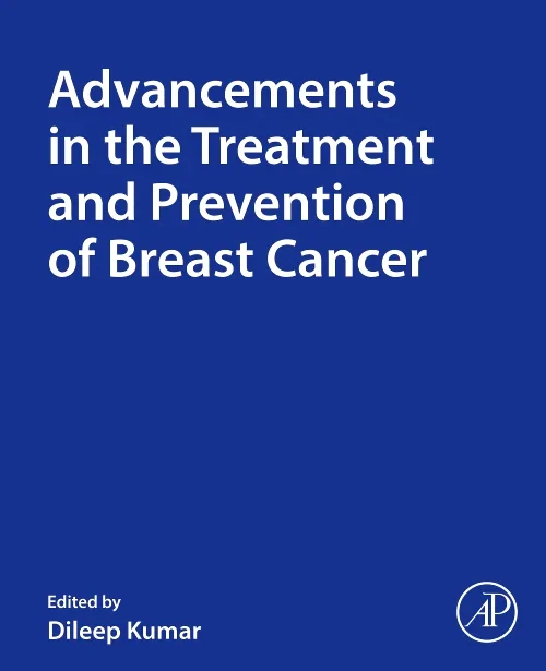 Coperta cărții "Advancements in the Treatment and Prevention of Breast Cancer" de autor necunoscut
