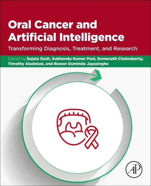 Coperta cărții "Oral Cancer and Artificial Intelligence" de autor necunoscut