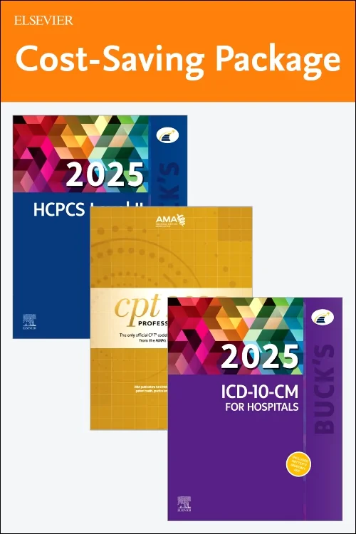 Buck's 2025 ICD-10-CM For Hospitals, AMA 2025 CPT®...
