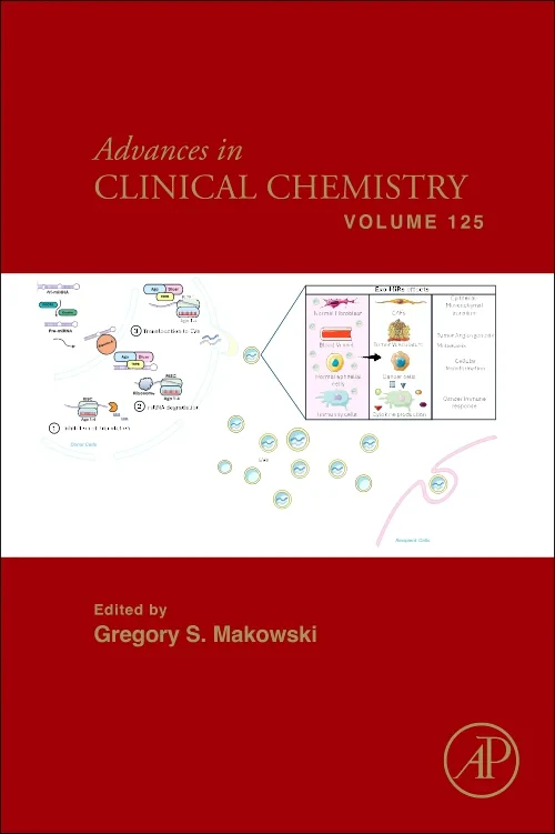 Coperta cărții "Advances in Clinical Chemistry" de autor necunoscut