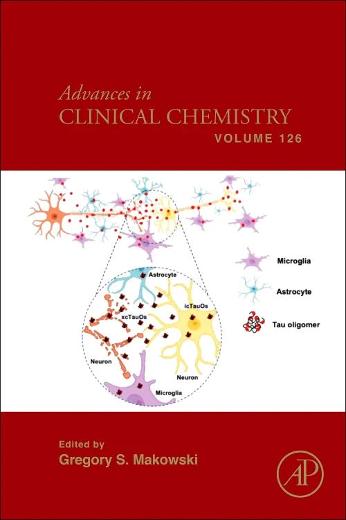 Coperta cărții "Advances in Clinical Chemistry" de autor necunoscut