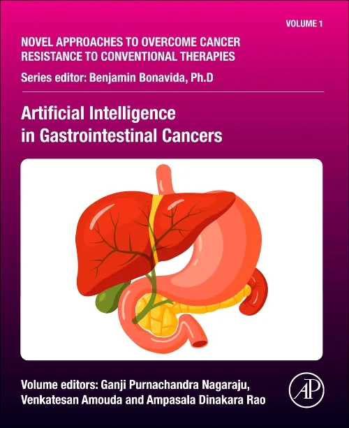 Coperta cărții "Artificial Intelligence in Gastrointestinal Cancers" de autor necunoscut