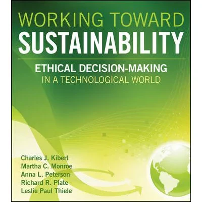 Coperta cărții "Working Toward Sustainability" de autor necunoscut