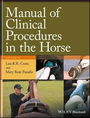 Coperta cărții "Manual of Clinical Procedures in the Horse" de autor necunoscut